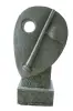Product image 1 of the product “Abstract head, Right, 120 cm Height, natural stone (Basanite) ”